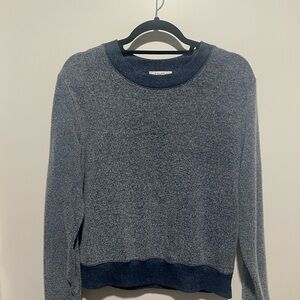 Z Supply Heathered Navy Crew Neck Sweater